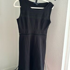 Dress with Lace Bands